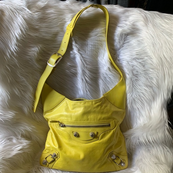 Balenciaga Handbags - Balenciaga Giant Silver Maxi Besace Messenger Bag
